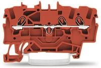 WAGO 2001-1303 3-Leiter-Durchgangsklemme,1,5mm&sup2;,f&uuml;r Anwendungen Ex e II geeignet