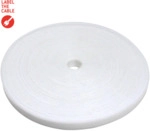 LTC ROLL STRAP Doppelseitige Klettbandrolle, 25m wei&szlig;