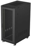 LANBERG 19" 27U 600x1000 freisteh. perf. T&uuml;r (FlatPack) sw