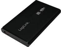 Logilink Geh. 6.3cm (2,5) USB 3.0/SATA Black ALU o. NT