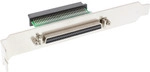 InLine&reg; SCSI III U320 Slotblech, 68pol mini Sub D Buchse / Buchse, innen/au&szlig;en