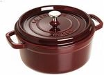 Staub La Cocotte 24cm rund, grenadine, Gusseisen