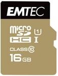 Emtec mSD 16GB UHS-I U1 EliteGold + Adapter