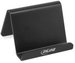 InLine&reg; Smartphone und Handy Halterung f&uuml;r Schreibtisch / Regal, schwarz