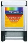 CompactFlash Card Transcend Adapter auf PCMCIA