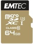Emtec mSD 64GB UHS-I U3 V30 A1 SpeedIN Pro + Adapter