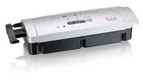 Peach PS400-00 Aktenvernichter Streifenzerkleinerung 72 dB 22 cm Schwarz, Silber