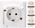 KOPP APWG Blue Electric 1033.0200.7 Schuko 1fach arktis-weiss