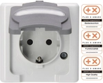 KOPP APWG Blue Electric 1033.5600.6 Schuko 1fach grau
