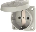 Mennekes 16A2P+E 230V 11030 SCHUKO-Anbau-Steckdose grau