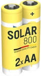 ANSMANN 5035513 NiMH-Akku Mignon AA, SOLAR, 800mAh, 2er-Pack