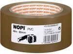 tesa NOPI Pack PVC gepr&auml;gt 66m 50mm braun