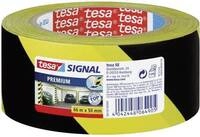 tesa Signal Markierungsklebeband Premium 66m 50mm gelb/schw.