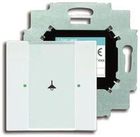 BJ Bedienelement 1f. mit 6125/01-84 beiliegendem Busankoppler KNX