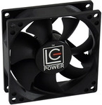 LC Power LC-CF-80, L&uuml;fter, 80x80x25mm, Hydrolager, 4-Pin (PWM), schwarz