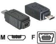 DELOCK USB Adapter micro B -> mini B St/BU
