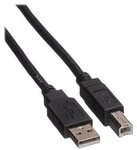 ROLINE USB 2.0 Kabel Typ A-B schwarz 3m