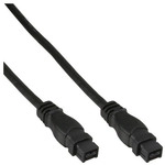 InLine&reg; FireWire Kabel, IEEE1394 9pol Stecker / Stecker, schwarz, 1,8m