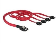DELOCK SAS Kabel Mini SAS 36Pin -> 4x Sata 7Pin 0.50m