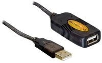 DELOCK Kabel USB 2.0 Verlaeng. aktiv 5m
