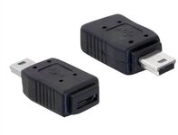DELOCK USB Adapter mini B -> micro A+B St/Bu
