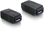 DeLOCK Adapter USB micro-A+B female to USB micro-A+B female