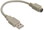 InLine&reg; USB Adapter Kabel, USB Stecker A auf PS/2 Buchse