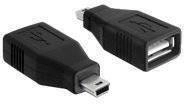 DELOCK USB Adapter A -> mini B Bu/St