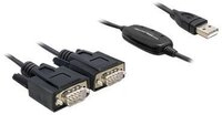 DeLOCK 2x RS232/USB 2.0 serial cable