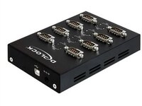 DELOCK Seriell-Hub 8-Port 1x USB -> 8x D-Sub9 extern