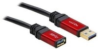 DELOCK Kabel USB 3.0 rot Verlaeng. 2.0m