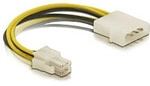 DELOCK Stromkabel P4 4pol -> Molex 4pin St/St 0.15m