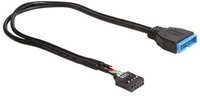 DELOCK USB3.0 Kabel Pinheader 19pin -> 9pin St/Bu 0.3