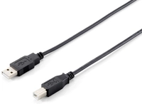 Equip 128863 USB Kabel USB 2.0 1 m USB A USB B Schwarz