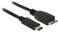 DELOCK USB3.1 Kabel C -> micro B St/Bu 0.50m schwarz