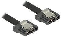DELOCK SATA-Kabel SATA III -> SATA St/St 0.30m FLEXI schwarz