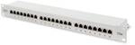 DIGITUS Patchpanel 1HE 24-Port Cat5e geschirmt grau