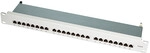 LogiLink CAT6 Patchpanel 19"" 1HE 24-Ports Grau