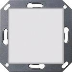 GIRA 236100 LED-Orientierungsleuchte Wei&szlig; System 55 Reinwei&szlig; gl&auml;nzend