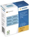 HERMA Nummernetik. 3fach selbstkl. 10x22 mm blau/schwarz