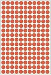 HERMA Vielzwecketiketten rot 8 mm rund Papier 5632 St.