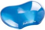 Fellowes Maus-Handgelenkauflage Crystal Gel blau
