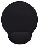 MANHATTAN Mauspad Schaumstoff mit Handballenauflage schwarz retail