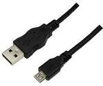 Logilink USB Kabel A -> Micro B Stecker 2.0 1,80m schwarz