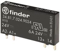 Finder SSR-Steck-/Printrelais 34.81.7.024.9024 1S 6A 24VDC