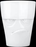 FIFTYEIGHT Henkelbecher 350ml - Grummelig wei&szlig;