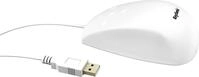 KeySonic Wasserdichte Maus, Silikon, IP68, WH, KSM-3020M-W retail