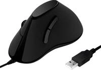 Logilink Maus Ergonomisch Vertical 5 Tasten 1000dpi schwarz