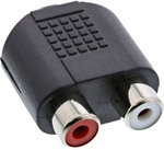 InLine&reg; Audio Adapter, 3,5mm Klinke Buchse Stereo an 2x Cinch Buchse