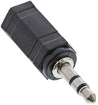InLine&reg; Audio Adapter, 2,5mm Klinke Buchse an 3,5mm Stecker, Stereo